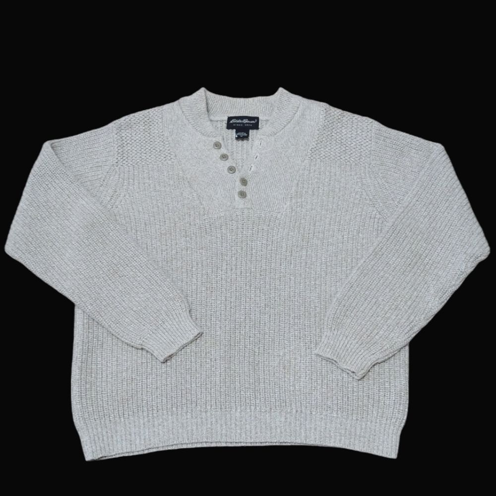 Eddie Bauer oatmeal Sweater